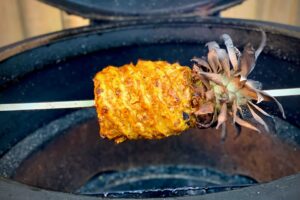 Pineapple on spit